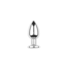 Plug vibrant acier inoxydable anal taille S avec télécommande, USB BOOTY